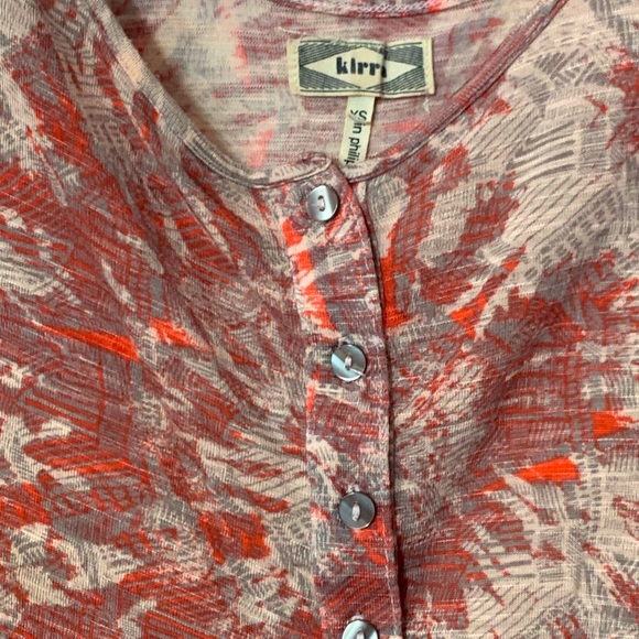 Flowy Lace Butterfly Sleeve Top - Picture 5 of 5